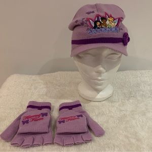 Disney Fairies Hat and Gloves set
